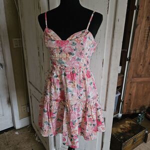 STORIA Dress Womens Size S Floral Print